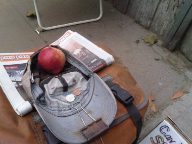 Apple in hat - Oct 23 2009